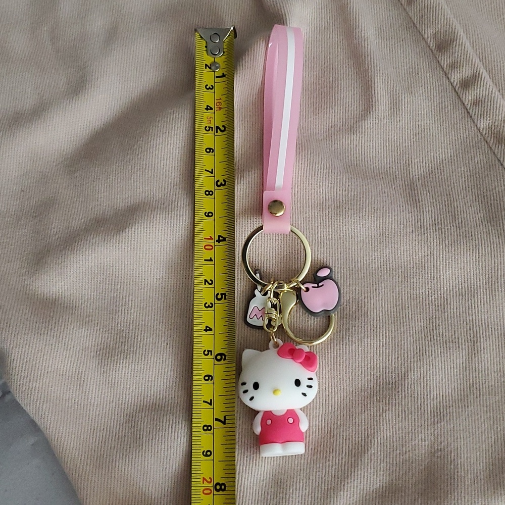 New Hello Kitty Pink/White Keychain - Picture 5 of 5